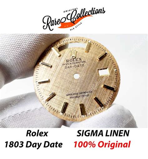 rolex 1803 dial replacement|rolex 1555 gold.